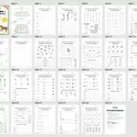 Arbeitsheft: Buchstabe J/j schreiben lernen (25 Seiten) - Überblick