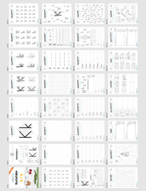 Materialpaket: Buchstabe K/k schreiben lernen (Überblick)