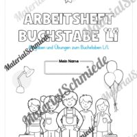 Arbeitsheft: Buchstabe L/l schreiben lernen (25 Seiten) - Arbeitsblatt 01