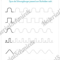 Materialpaket: Buchstabe M/m schreiben lernen (Vorschau 02)
