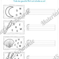 Materialpaket: Buchstabe M/m schreiben lernen (Vorschau 07)