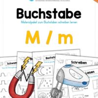 Materialpaket: Buchstabe M/m schreiben lernen