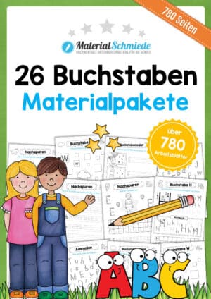 Buchstaben A-Z Mega-Bundle (780 Arbeitsblätter)