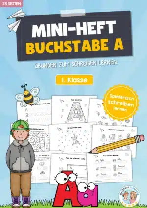 Buchstabe A: Mini-Heft (25 Seiten)