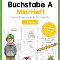 Buchstabe A: Mini-Heft (25 Seiten)