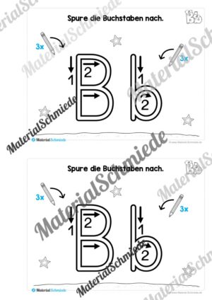 Buchstabe B: Mini-Heft (Vorschau 02)