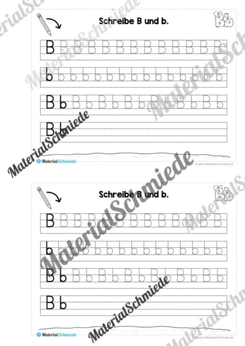 Buchstabe B: Mini-Heft (Vorschau 09)