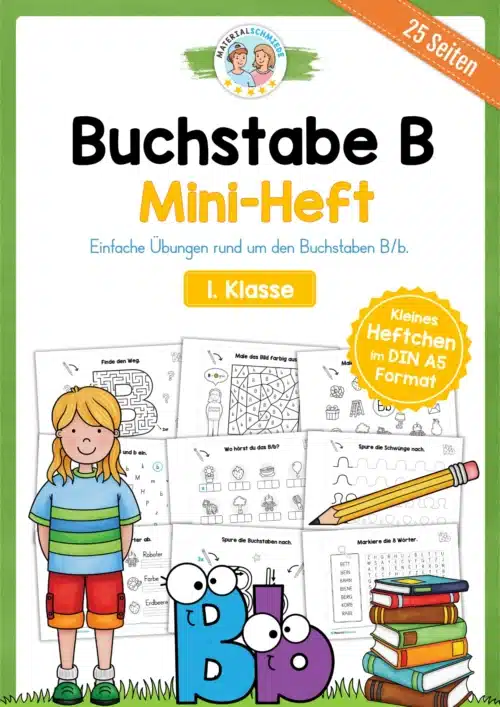 Buchstabe B: Mini-Heft (25 Seiten)