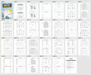 Buchstabe B: Mini-Heft (Überblick)