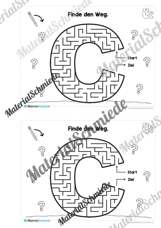 Buchstabe C/c: Mini-Heft (Vorschau 04)