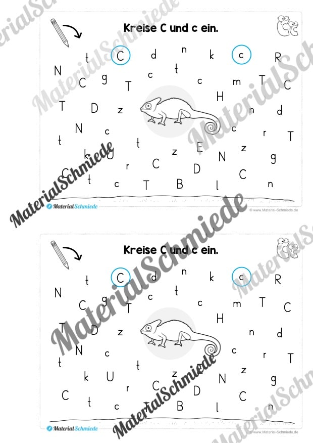 Buchstabe C/c: Mini-Heft (Vorschau 07)