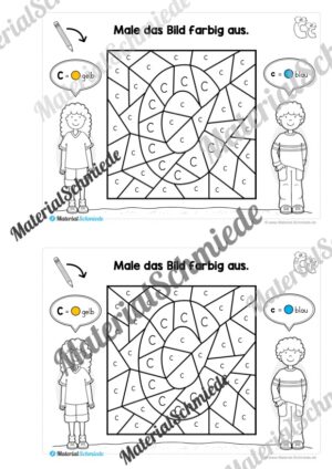 Buchstabe C/c: Mini-Heft (Vorschau 08)