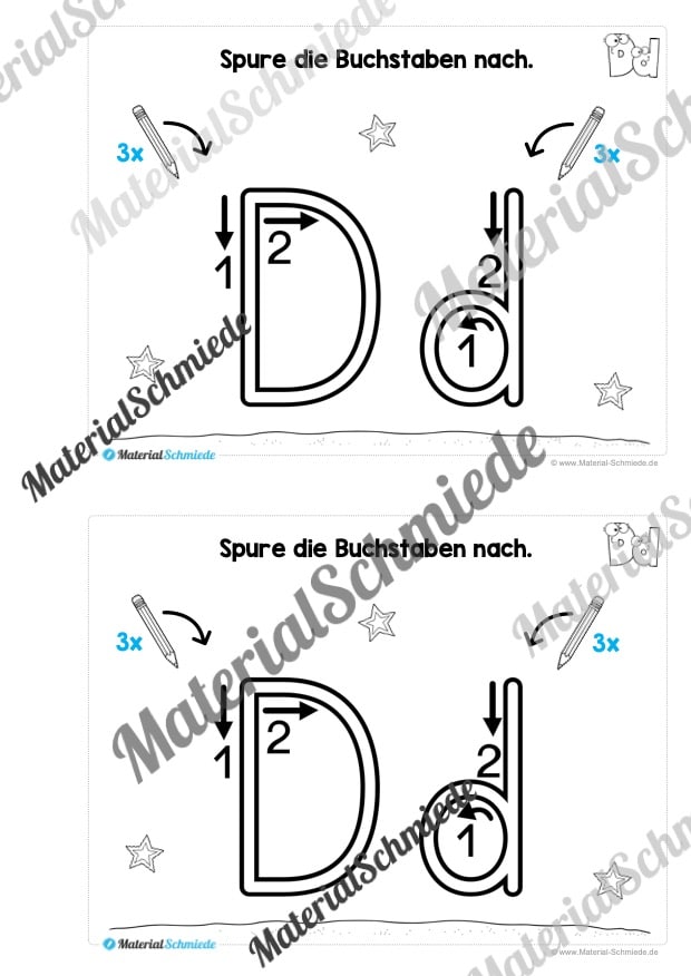 Buchstabe D/d: Mini-Heft (Vorschau 02)