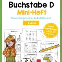 Buchstabe D: Mini-Heft (25 Seiten)