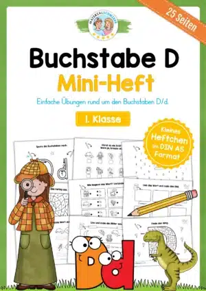 Buchstabe D: Mini-Heft (25 Seiten)