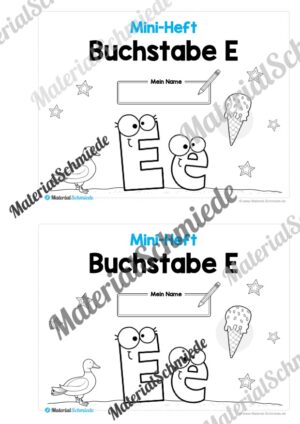 Buchstabe E: Mini-Heft (Vorschau 01)