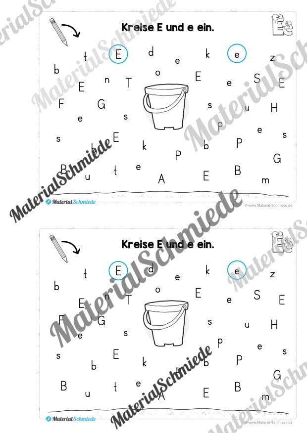 Buchstabe E: Mini-Heft (Vorschau 04)