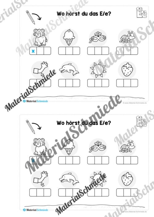 Buchstabe E: Mini-Heft (Vorschau 05)