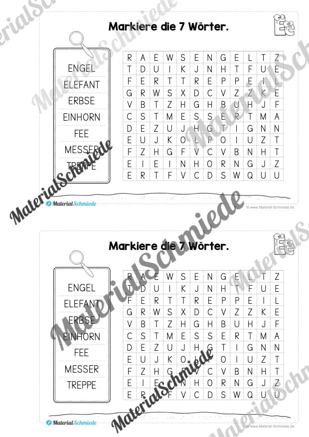 Buchstabe E: Mini-Heft (Vorschau 10)