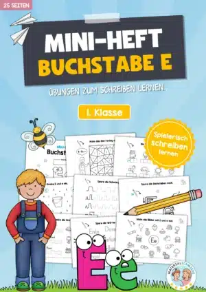 Buchstabe E: Mini-Heft (25 Seiten)