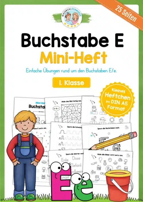 Buchstabe E: Mini-Heft (25 Seiten)