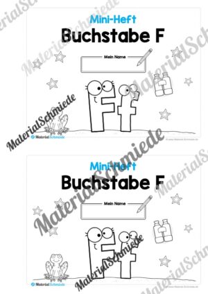 Buchstabe F/f: Mini-Heft (Vorschau 01)