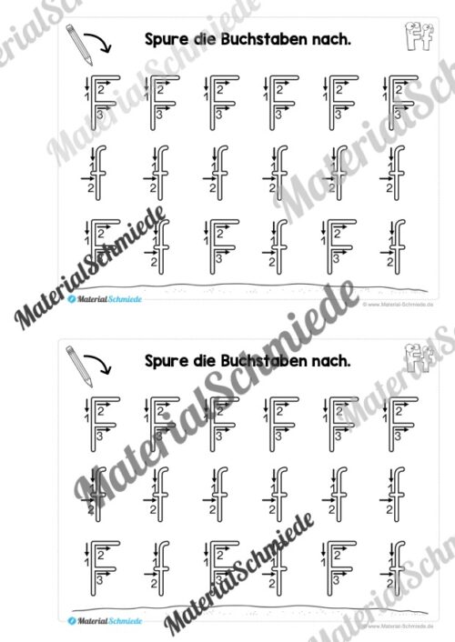 Buchstabe F/f: Mini-Heft (Vorschau 07)