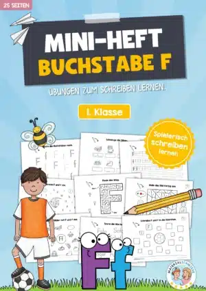 Buchstabe F: Mini-Heft (25 Seiten)