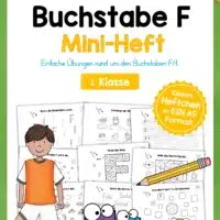 Buchstabe F: Mini-Heft (25 Seiten)