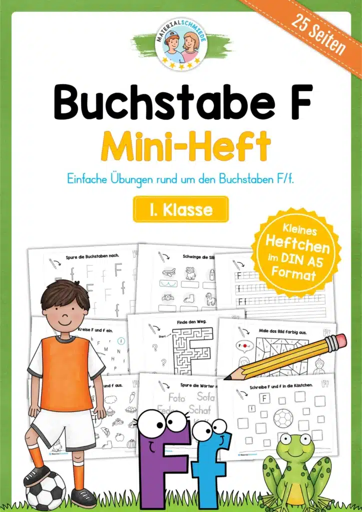 Buchstabe F: Mini-Heft (25 Seiten)