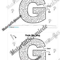 Buchstabe G/g: Mini-Heft (Vorschau 04)