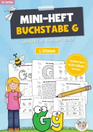 Buchstabe G: Mini-Heft (25 Seiten)