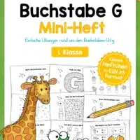 Buchstabe G: Mini-Heft (25 Seiten)