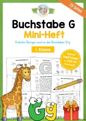 Buchstabe G: Mini-Heft (25 Seiten)