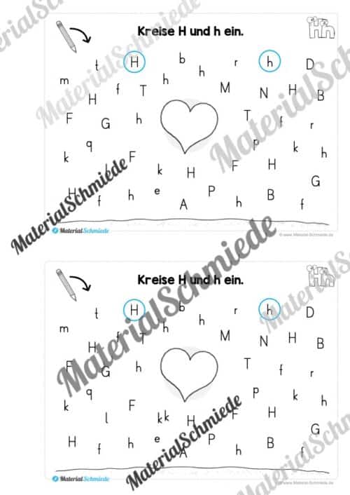 Buchstabe H/h: Mini-Heft (Vorschau 04)