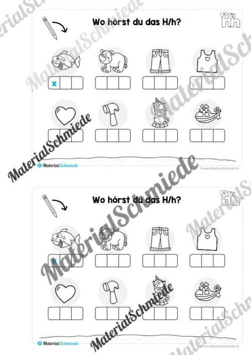 Buchstabe H/h: Mini-Heft (Vorschau 05)