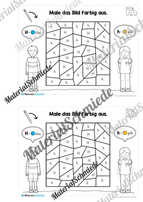 Buchstabe H/h: Mini-Heft (Vorschau 06)