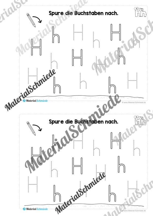 Buchstabe H/h: Mini-Heft (Vorschau 09)