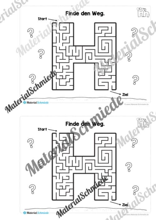 Buchstabe H/h: Mini-Heft (Vorschau 10)
