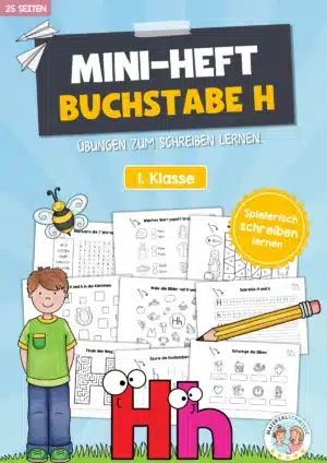 Buchstabe H: Mini-Heft (25 Seiten)