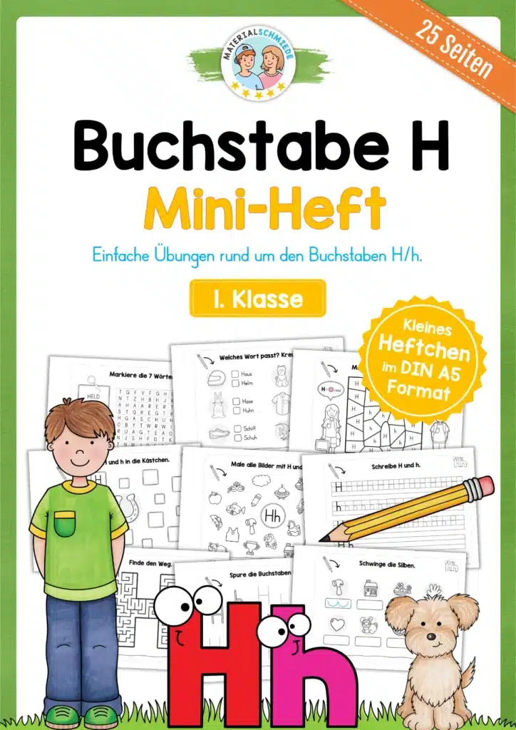 Buchstabe H: Mini-Heft (25 Seiten)