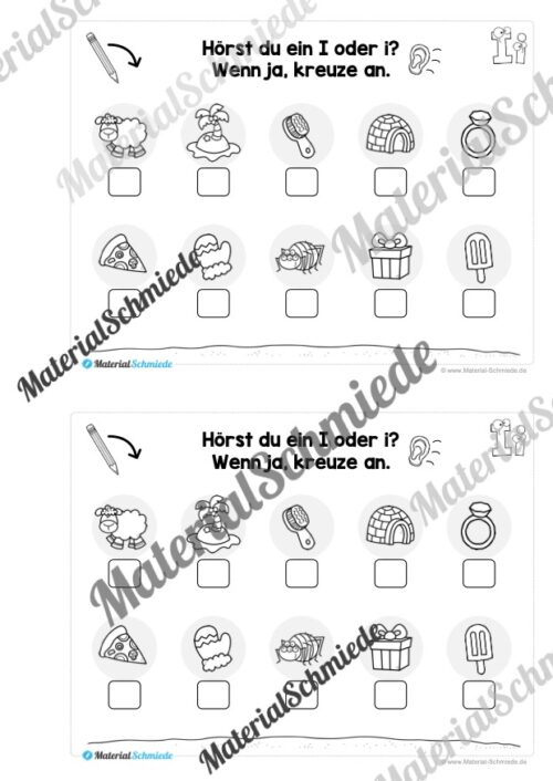 Buchstabe I/i: Mini-Heft (Vorschau 05)