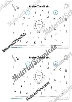 Buchstabe I/i: Mini-Heft (Vorschau 06)