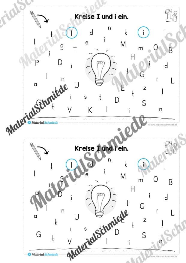 Buchstabe I/i: Mini-Heft (Vorschau 06)