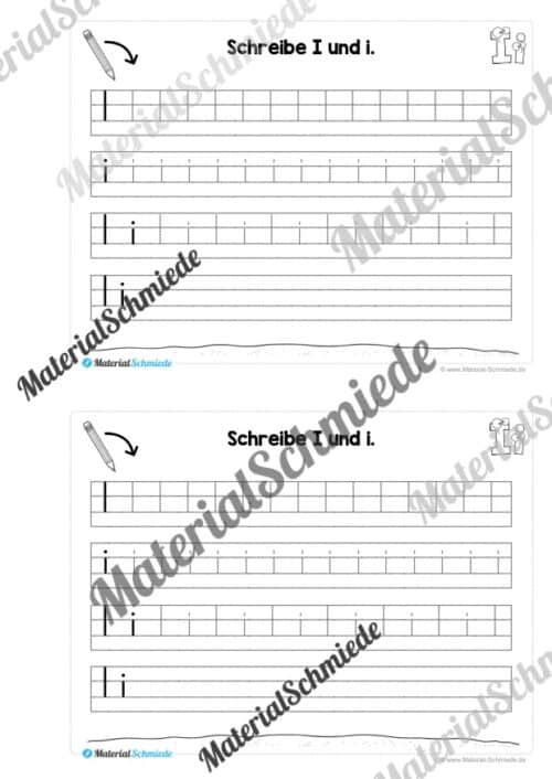 Buchstabe I/i: Mini-Heft (Vorschau 10)