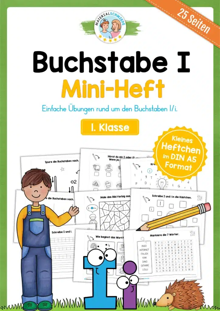 Buchstabe I: Mini-Heft (25 Seiten)
