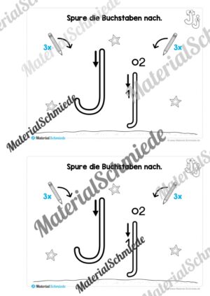 Buchstabe J/j: Mini-Heft (Vorschau 02)