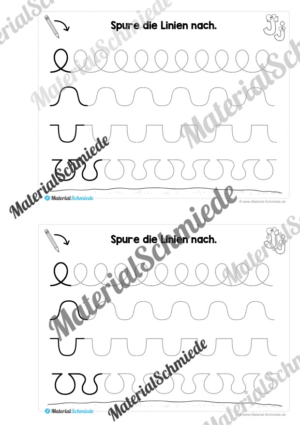 Buchstabe J/j: Mini-Heft (Vorschau 03)