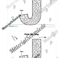 Buchstabe J/j: Mini-Heft (Vorschau 05)