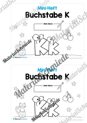 Buchstabe K/k: Mini-Heft (Vorschau 01)